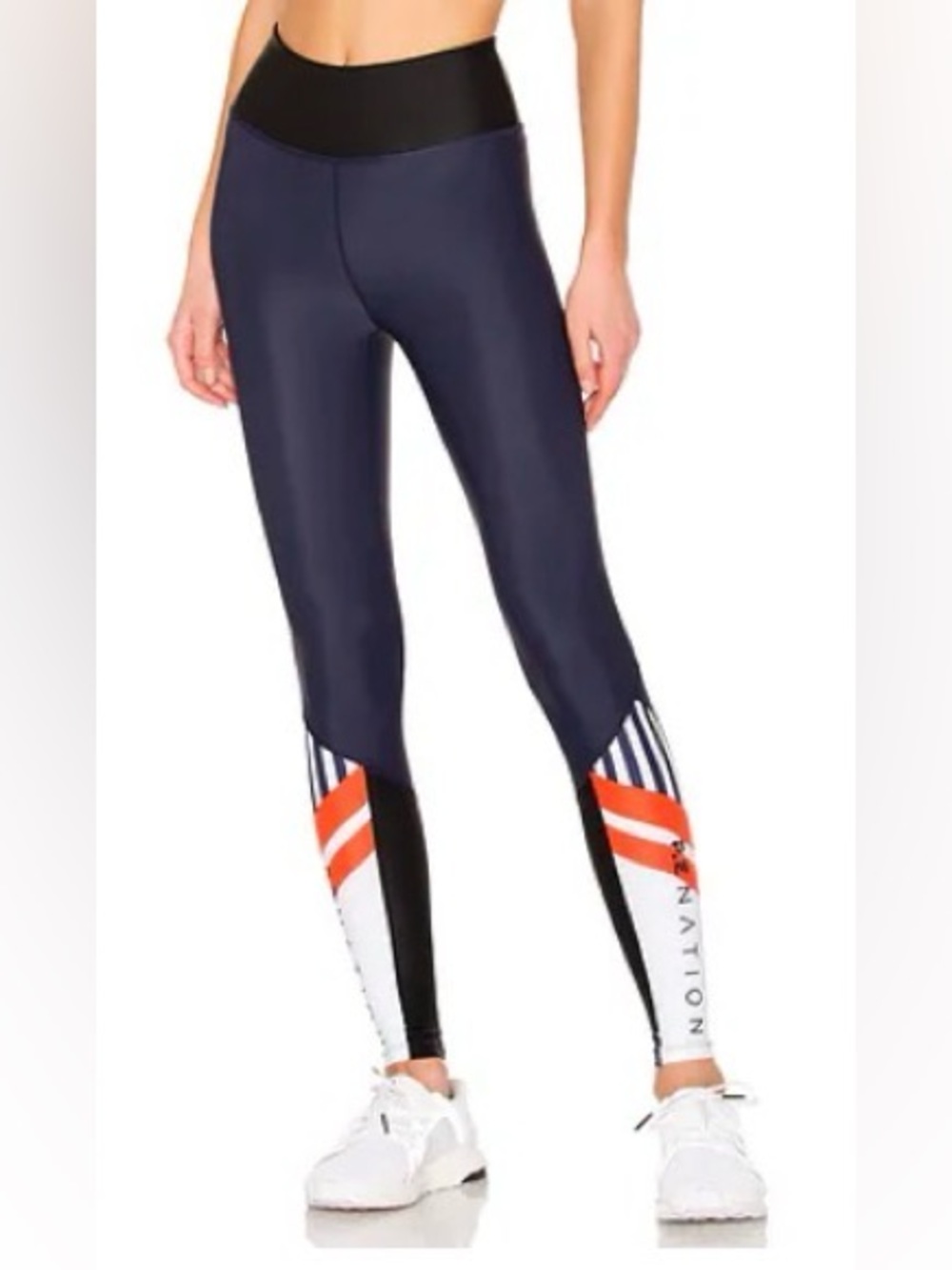 REVOLVE P.E Nation Ko Navy Leggings Colorblock Athleisure - Picture 7 of 7